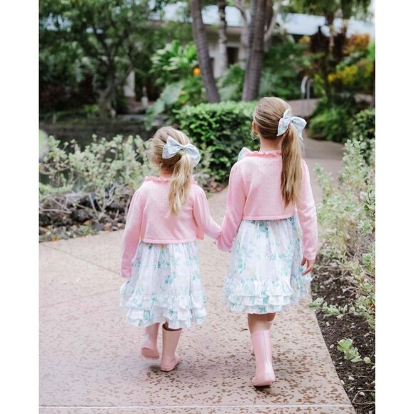 Janie and Jack Infant Girls Size 6-12 months Bloomers included Easter Spring Twi - Picture 11 of 15